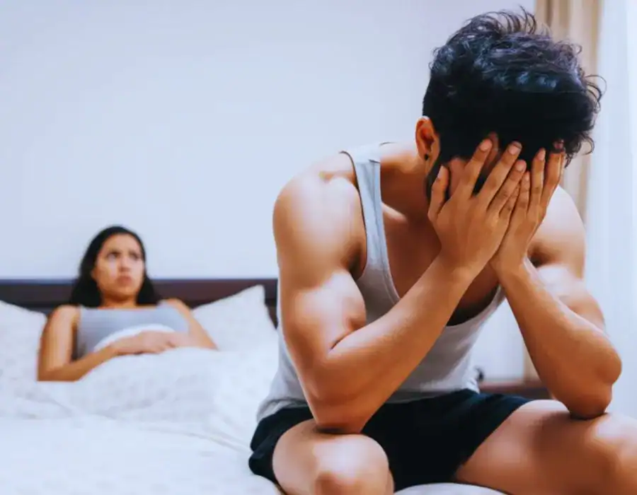 Image of upset man in need of erectile dysfunction treatment Hassocks